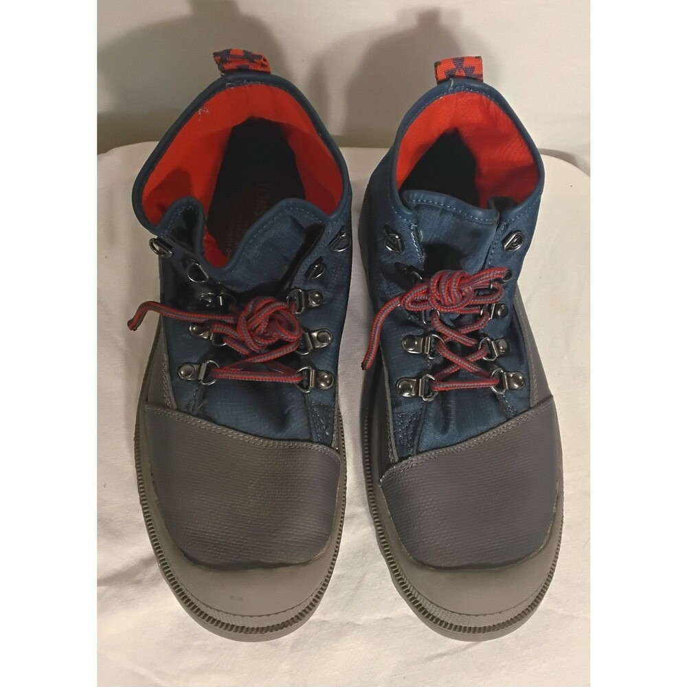 TOMS Cordova Boots Castlerock Gray Legion Blue Ripstop Men’s 9 Excellent